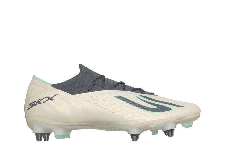 Skechers SKX_2 low elite SG voetbalschoen nature/grijs