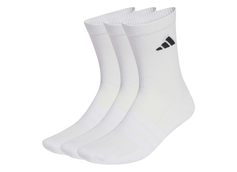 Adidas gevoerde sportswear sokken 3 paar wit