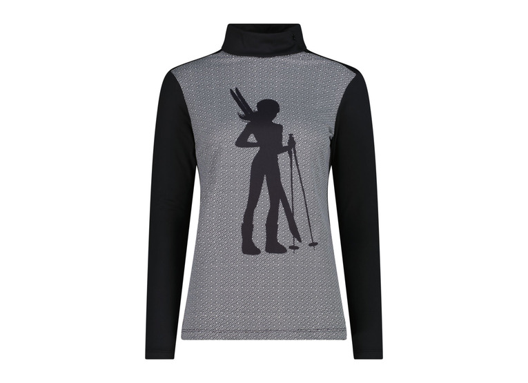 CMP softech midlayer sweatshirt zwart dames