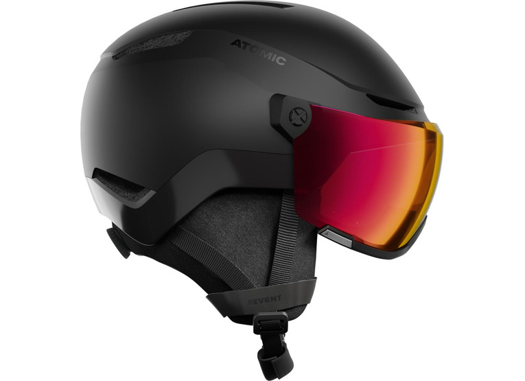 Atomic Revent Visor photo skihelm zwart unisex Atomic Revent Visor photo skihelm zwart unisex