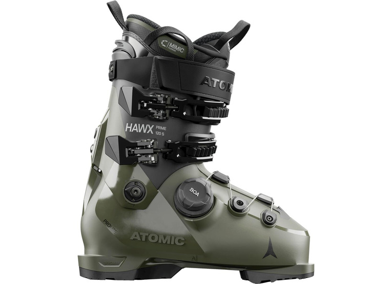 Atomic Hawx Prime 120 S BOA skischoen olive/zwart heren Atomic Hawx Prime 120 S BOA skischoen olive/zwart heren