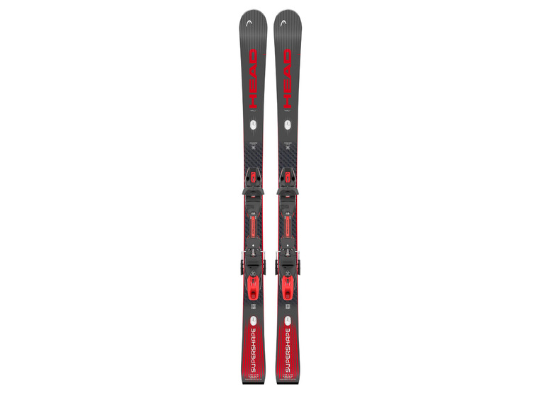 Head Supershape e-Rally SW + Protector EVO PR 13 GW zwart/rood heren Head Supershape e-Rally SW + Protector EVO PR 13 GW zwart/rood heren