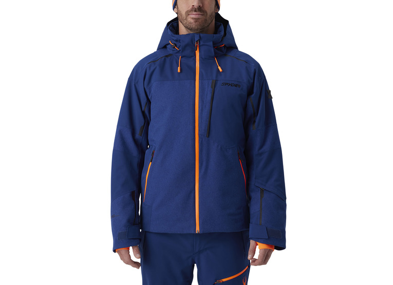Spyder Leader jacket indigo melange heren Spyder Leader jacket indigo melange heren