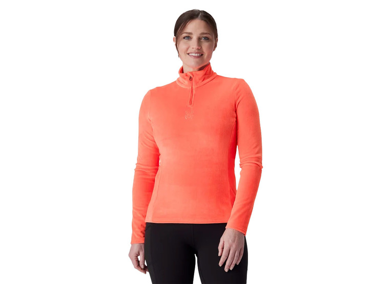 Spyder Shimmer Bug half zip skipully electric coral dames Spyder Shimmer Bug half zip skipully electric coral dames