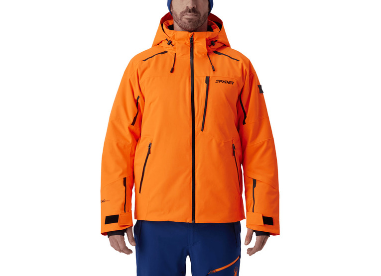 Spyder Leader jacket fusion orange heren Spyder Leader jacket fusion orange heren