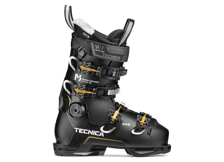 Tecnica Mach Sport LV 85 W skischoen zwart dames Tecnica Mach Sport LV 85 W skischoen zwart dames