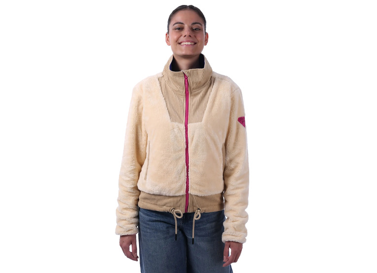 Degre 7 YERBA sherpa fleece beige dames