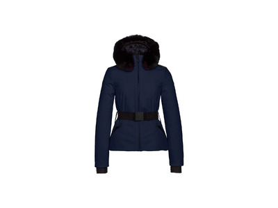 Goldbergh HIDA skijas faux border french blue dames Goldbergh HIDA skijas faux border french blue dames