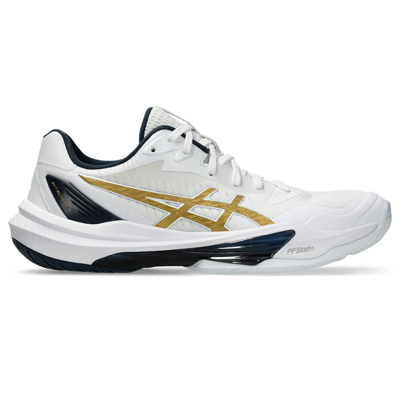 Asics Sky Elite FF 3 indoorschoen wit/pure gold dames online kopen